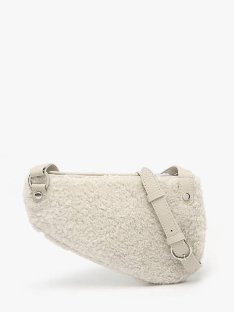 Cross Body Tas City Perle Winter Shearling En Leder Nathan baume Beige n city S ander zicht 4